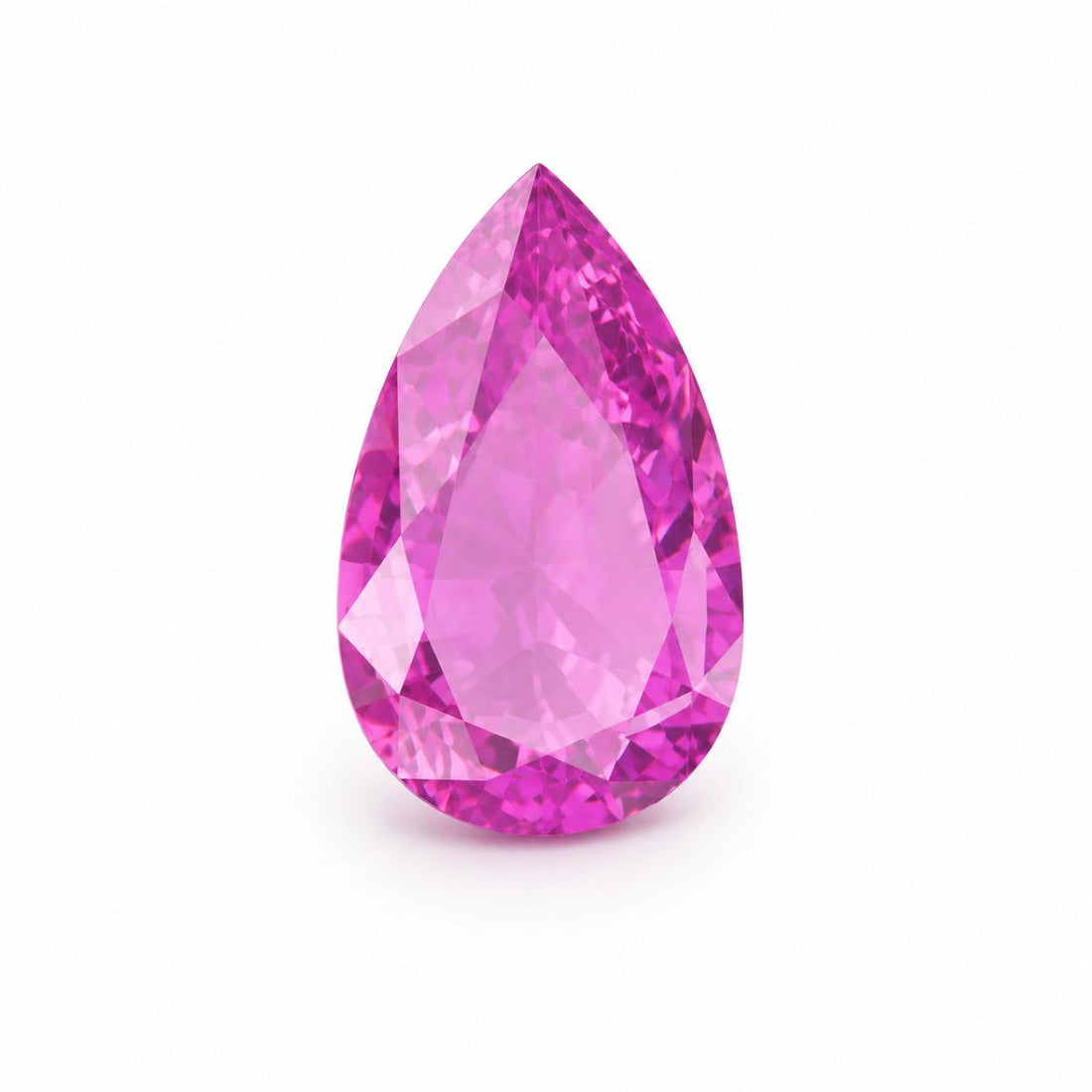 3ct Pear Pink Sapphire