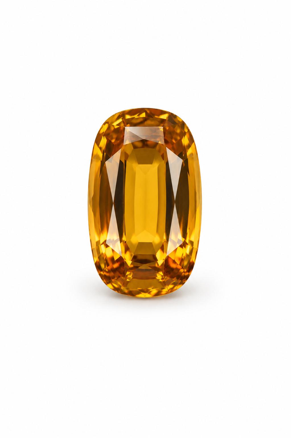 2ct Oval Orange Sapphire