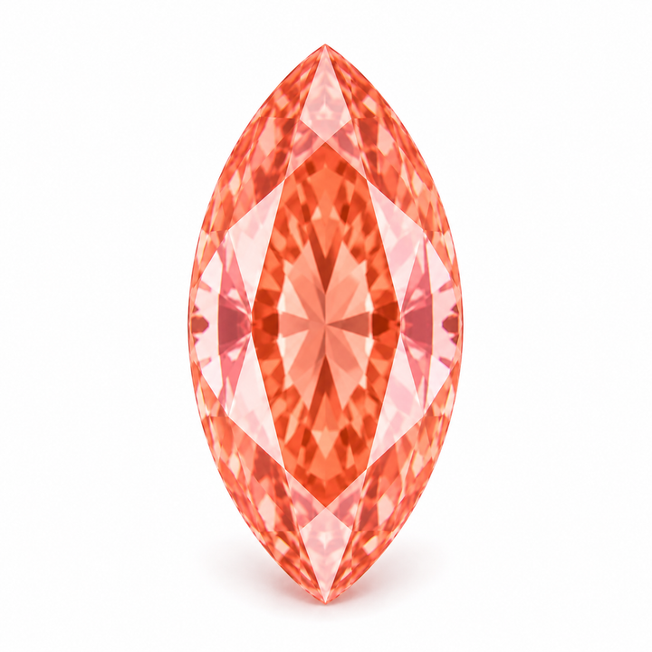 3ct Marquise Padparadscha Sapphire