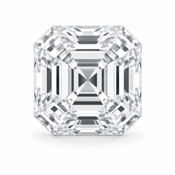 0.81-0.85 Asscher White Shape Lab Grown Diamond