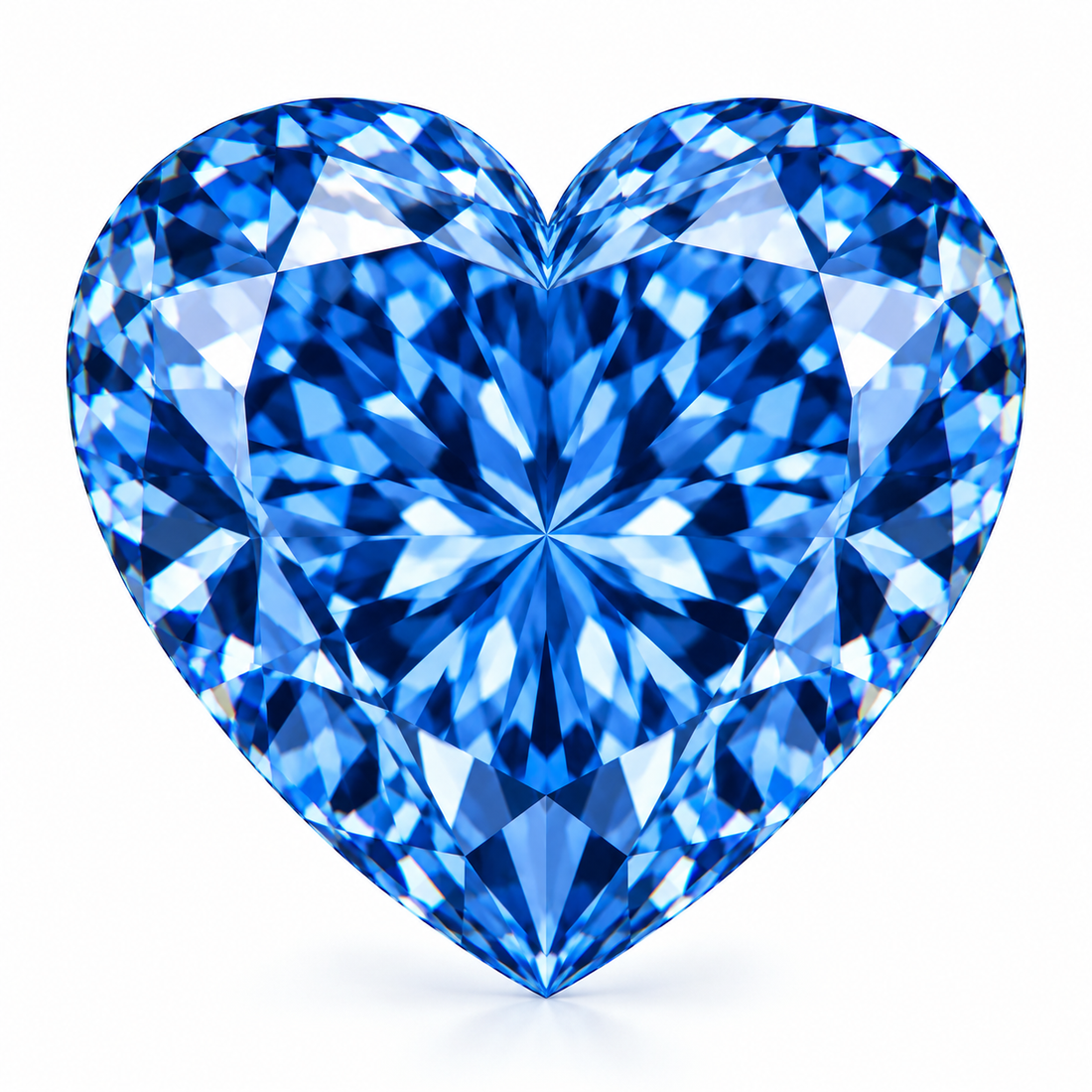 5.14 Ct. Heart Fancy Vivid Blue VS1 - IGI Certified diamond