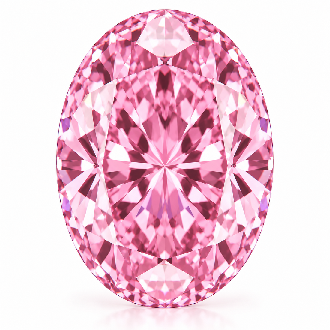 2.09 Ct. Oval Fancy Vivid Pink VS1 - IGI Certified diamond