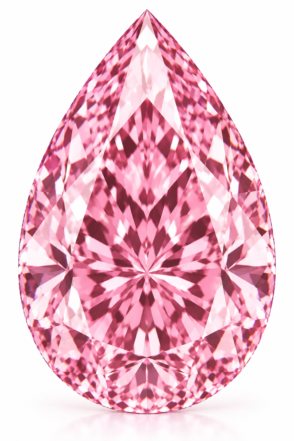 3.02 Ct. Pear Fancy Vivid Pink VS1 - IGI Certified diamond